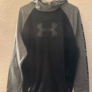 Under Armour Men's Black and Gray Hoodie